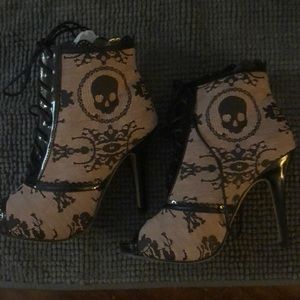 Iron Fist Lacey Days Bootie open toe heels